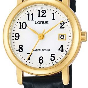 Lorus Damklocka RH764AX5 Ladies Vit/Läder ⌀26 mm