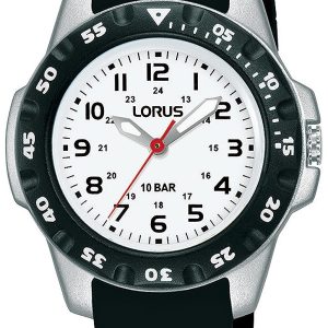 Lorus Damklocka RRX53HX9 Kids Vit/Gummi ⌀30 mm