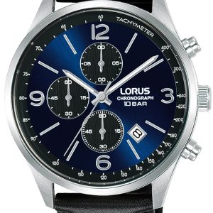 Lorus Herrklocka RM319HX9 Classic Blå/Läder ⌀43 mm