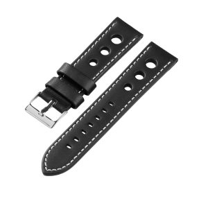 Mulhouse Racing Läderarmband KXD0658-20 mm - Unisex - Genuine Leather