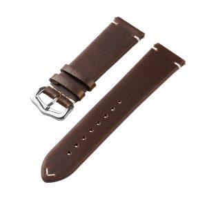 Mulhouse Vintage Coffee Läderarmband KXD0791-20 mm - Unisex - Genuine Leather