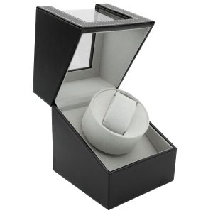 Mulhouse Watch Winder 1 Klocka Svart Läder KXD0539 - Unisex - Leather