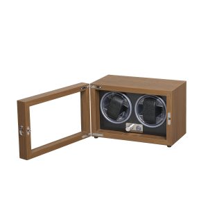 Mulhouse Watch Winder 2 Klockor Brun Trä KXD0716 - Unisex - Wood