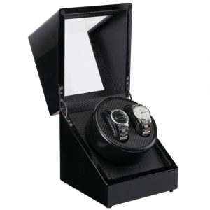 Mulhouse Watch Winder 2 Klockor Svart Trä KXD0491 - Unisex - Wood