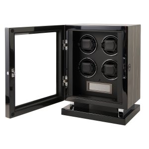 Mulhouse Watch Winder 4 Klockor Svart Trä KXD0710 - Unisex - Wood