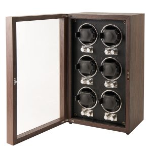 Mulhouse Watch Winder 5 Klockor Brun Trä KXD0717 - Unisex - Wood