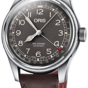 Oris Herrklocka 01 754 7741 4064-07 5 20 64 Aviation Svart/Läder