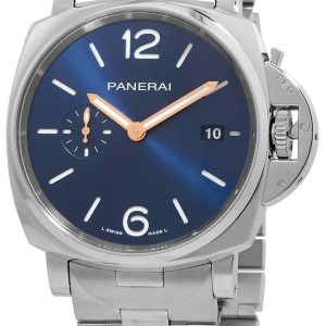 Panerai PAM01124 Luminor Due Blå/Stål ⌀42 mm