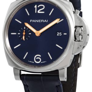 Panerai PAM01274 Luminor Due Blå/Läder ⌀42 mm