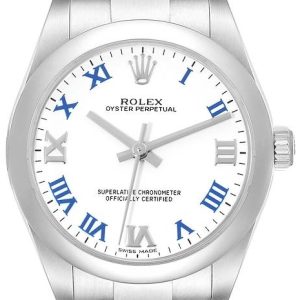 Rolex Damklocka 177200-0016 Oyster Perpetual 31 Vit/Stål ⌀31 mm