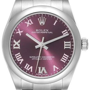 Rolex Damklocka 177200-0017 Oyster Perpetual 31 Lila/Stål ⌀31 mm