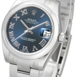 Rolex Damklocka 178240-0036 Datejust Midsize Blå/Stål ⌀31 mm