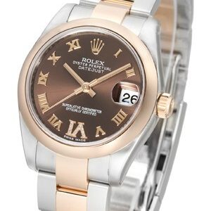 Rolex Damklocka 178241-0074 Datejust 31 Brun/Stål ⌀31 mm