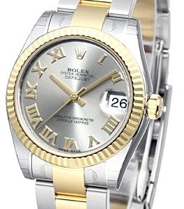 Rolex Damklocka 178273-0088 Datejust 31 Silverfärgad/Stål ⌀31 mm