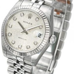 Rolex Damklocka 178274-0017 Datejust Lady 31 mm Silverfärgad/Stål