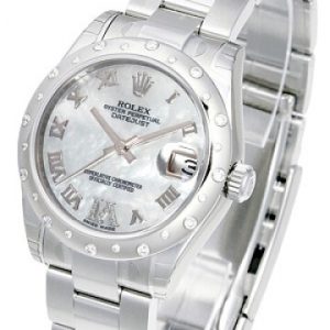 Rolex Damklocka 178344-0024 Datejust Lady Vit/Stål ⌀31 mm