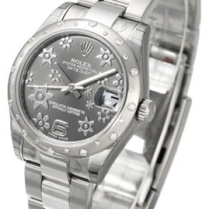 Rolex Damklocka 178344-0025 Datejust Lady Grå/Stål ⌀31 mm