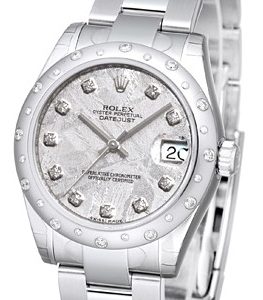 Rolex Damklocka 178344-0066 Datejust 31 Silverfärgad/Stål ⌀31 mm