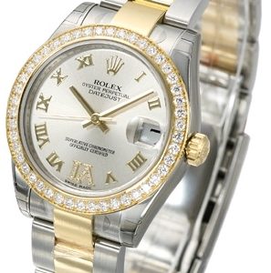 Rolex Damklocka 178383-0019 Datejust 31 Silverfärgad/Stål ⌀31 mm