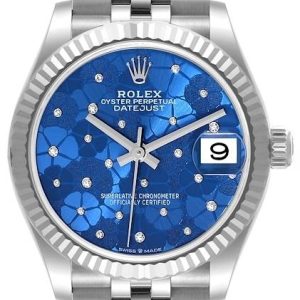 Rolex Damklocka 278274-0036 Datejust 31 Blå/Stål ⌀31 mm