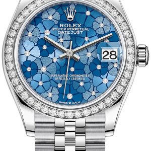 Rolex Damklocka 278384RBR-0040 Datejust 31 Blå/Stål ⌀31 mm