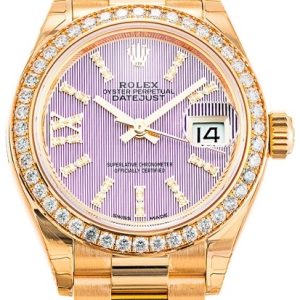 Rolex Damklocka 279138RBR-0010 Lady-Datejust 28 Lila/18 karat gult