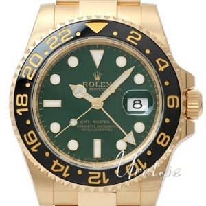 Rolex GMT-Master II Herrklocka 116718LN-0002 Grön/18 karat gult guld