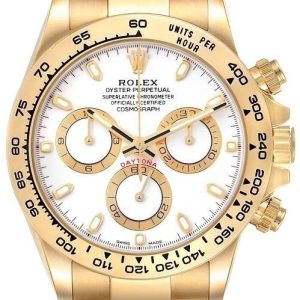 Rolex Herrklocka 116508-0001 Cosmograph Daytona Vit/18 karat gult