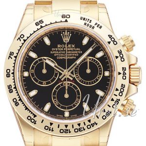 Rolex Herrklocka 116508-0004 Cosmograph Daytona Svart/18 karat gult