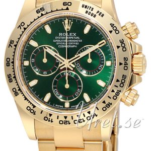 Rolex Herrklocka 116508-0013 Cosmograph Daytona Grön/18 karat gult