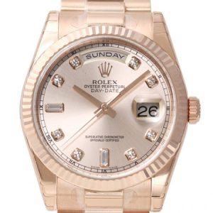 Rolex Herrklocka 118235F-0029 Day-Date Roséguldstonad/18 karat