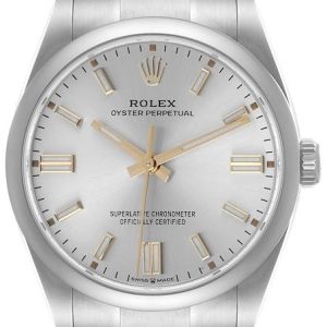 Rolex Herrklocka 126000-0001 Oyster Perpetual 36 Silverfärgad/18