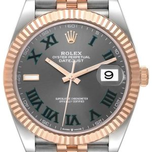 Rolex Herrklocka 126331-0016 Datejust 41 Wimbledon Grå/18 karat