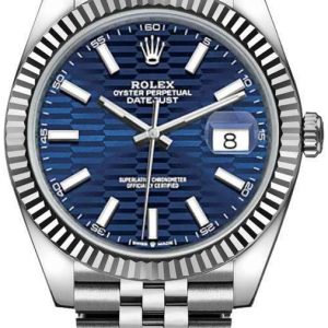 Rolex Herrklocka 126334-0032 Datejust 41 Blå/Stål ⌀41 mm