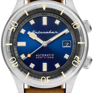 Spinnaker Herrklocka SP-5062-05 Bradner Blå/Läder Ø42 mm