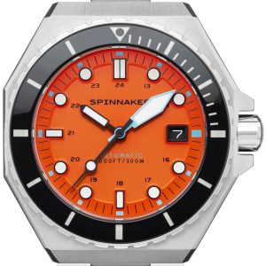 Spinnaker Herrklocka SP-5081-BB Dumas Orange/Stål Ø44 mm