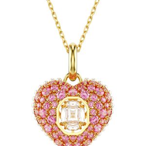 Swarovski Halsband Hyperbola - Rosa/Guld