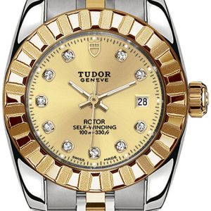 Tudor Damklocka 22013-0007 Classic Date Gulguldstonad/Gulguldtonat