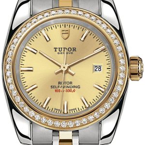 Tudor Damklocka 22023-0011 Classic Date Gulguldstonad/Gulguldtonat