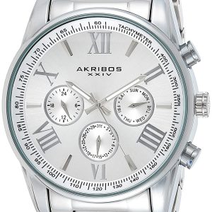 Akribos XXIV Herrklocka AK736SS Silverfärgad/Stål ⌀45 mm