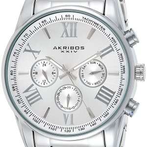 Akribos XXIV Herrklocka AK736SS Silverfärgad/Stål ⌀45 mm