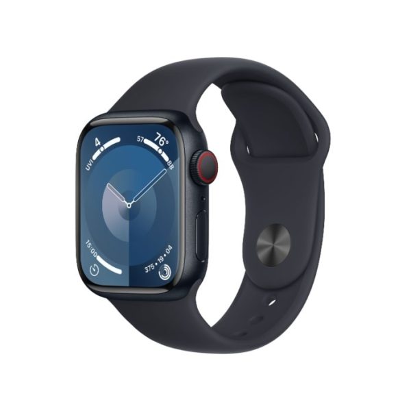 apple watch series 9 gps + cellular 41 mm midnight m/l