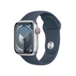 apple watch series 9 gps + cellular 41 mm silver m/l