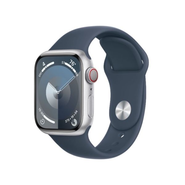 apple watch series 9 gps + cellular 41 mm silver m/l