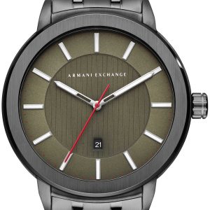 Armani Exchange 99999 Herrklocka AX1472 Grön/Stål ⌀46 mm