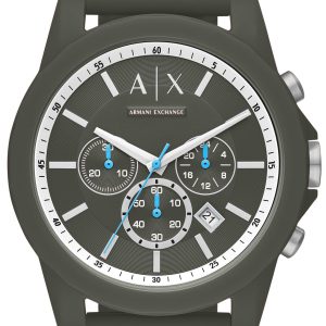 Armani Exchange Outerbanks Herrklocka AX1346 Grön/Gummi ⌀44 mm