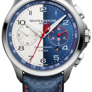 Baume & Mercier Clifton Herrklocka M0A10344 Flerfärgad/Läder