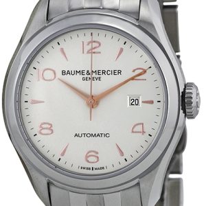 Baume & Mercier Damklocka M0A10150 Clifton Silverfärgad/Stål