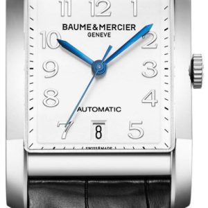 Baume & Mercier Herrklocka M0A10155 Hampton Silverfärgad/Läder