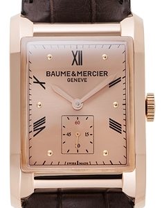 Baume & Mercier Herrklocka MOA10033 HAMPTON Roséguldstonad/Läder